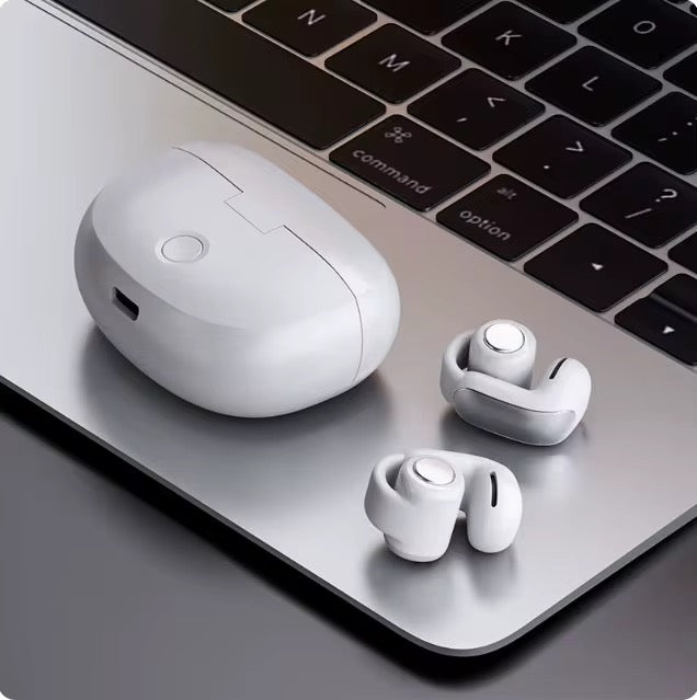 Écouteurs Bluetooth Clip-On Premium – Confort Ouvert, Son HD & Bluetooth 5.4