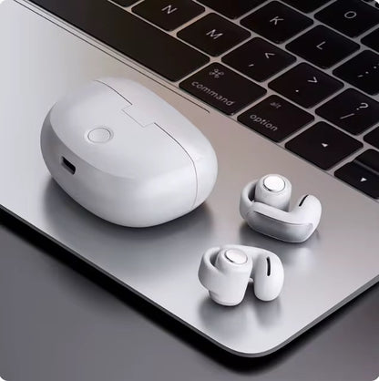 Écouteurs Bluetooth Clip-On Premium – Confort Ouvert, Son HD & Bluetooth 5.4